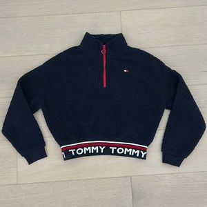 Tommy Hilfiger cropped quarter zip